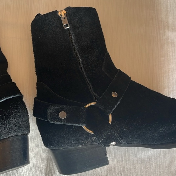 MNSWR Suede Ankle Zip Boots - Picture 3 of 12
